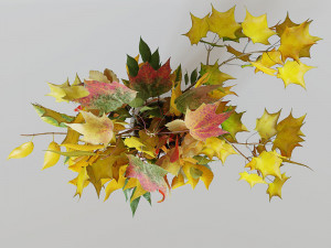 Autumn bouquet 3D Model