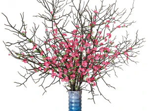 Branches cherry flowers 3D Model