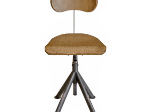 Industrial chair 3D मॉडल