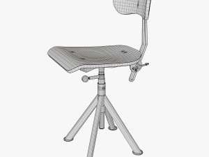 Industrial chair 3D मॉडल