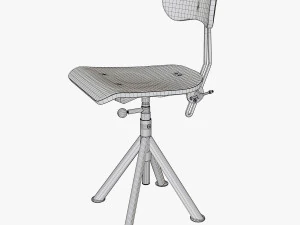 Industrial chair 3D Model