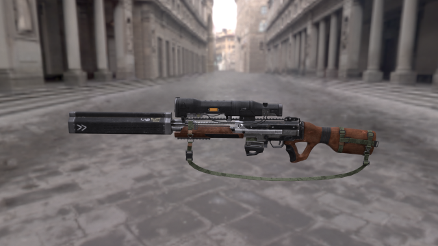assault rifle Modello 3D .c4d .max .obj .3ds .fbx .stl .blend 