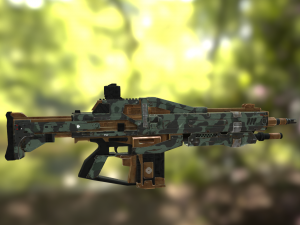 assault rifle Modello 3D
