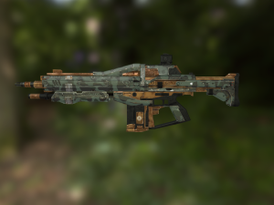 assault rifle Modello 3D