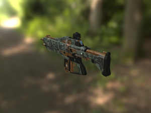assault rifle Modello 3D