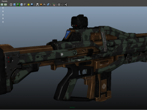 assault rifle Modello 3D