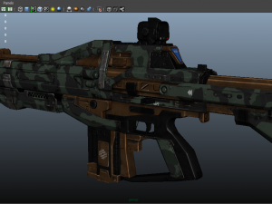 assault rifle Modello 3D