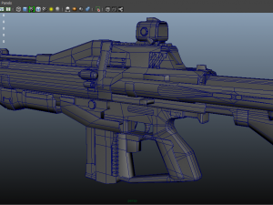 assault rifle Modello 3D