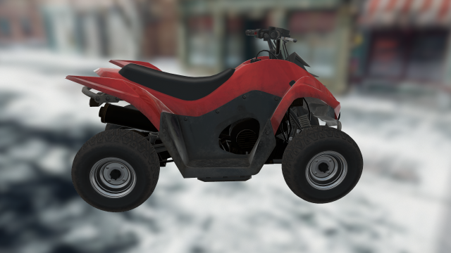 motorcycle 4 wheels Model 3D .c4d .max .obj .3ds .fbx .stl .blend