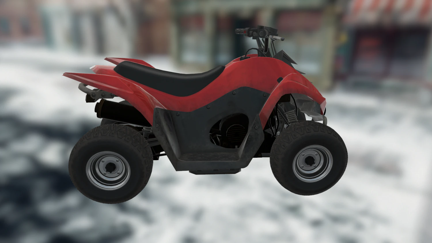 motorcycle 4 wheels 3D Model .c4d .max .obj .3ds .fbx .stl .blend 