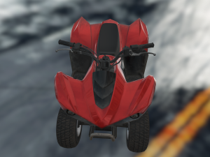 motorcycle 4 wheels Model 3D