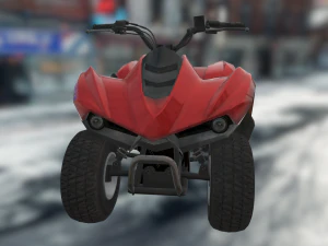 motorcycle 4 wheels 3D Model