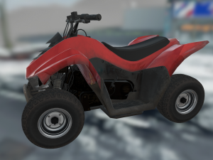 motorcycle 4 wheels Model 3D