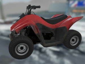 motorcycle 4 wheels 3D Model