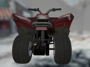 motorcycle 4 wheels 3D Model