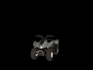 motorcycle 4 wheels 3D Model