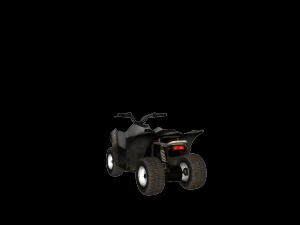 motorcycle 4 wheels 3D Model