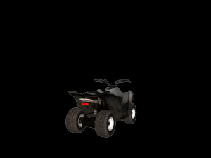 motorcycle 4 wheels Model 3D