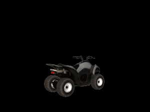 motorcycle 4 wheels Model 3D