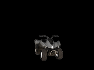 motorcycle 4 wheels Model 3D