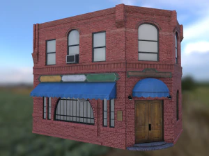 corner building 3D Model