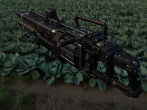 rail plasma scifi Modèle 3D