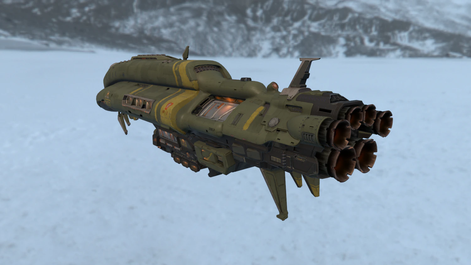 crusader spaceship 3D Model .c4d .max .obj .3ds .fbx .stl .blend 