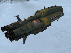 crusader spaceship 3D Model