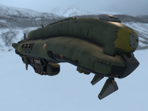 crusader spaceship 3D Model