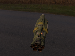 crusader spaceship 3D Model