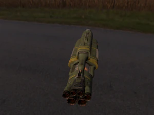 crusader spaceship 3D Model