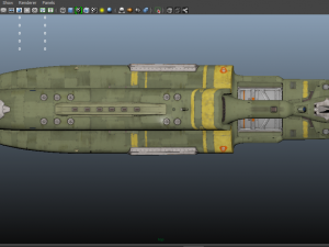 crusader spaceship 3D Model