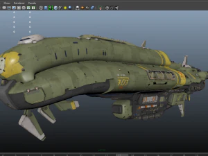 crusader spaceship 3D Model