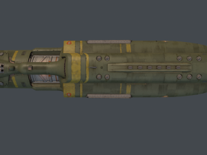 crusader spaceship 3D Model