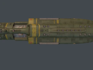 crusader spaceship 3D Model