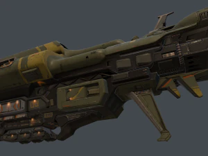 crusader spaceship 3D Model