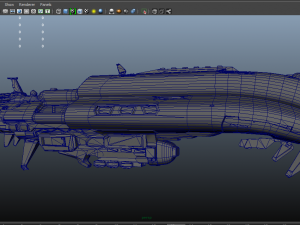 crusader spaceship 3D Model