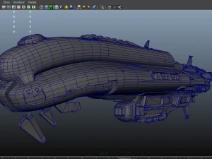 crusader spaceship 3D Model