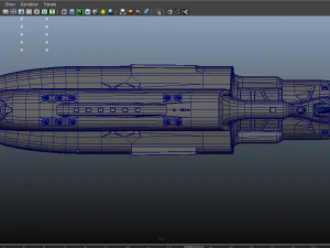 crusader spaceship 3D Model