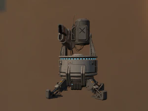 mega turret 3D Model