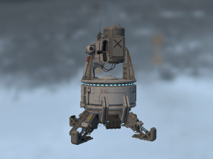 mega turret 3D 모델