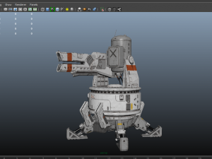 mega turret 3D 모델