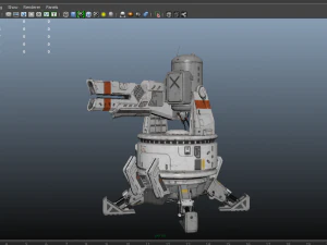 mega turret 3D Model