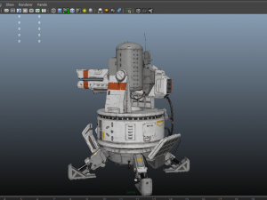 mega turret 3D 모델