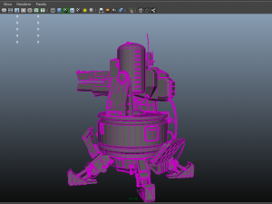 mega turret 3D 모델