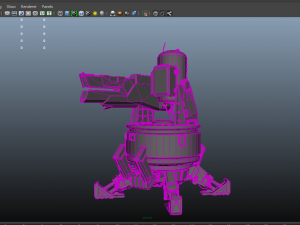 mega turret 3D 모델