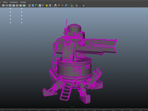 mega turret 3D 모델