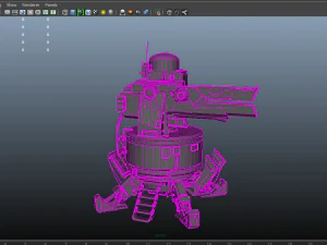 mega turret 3D Model