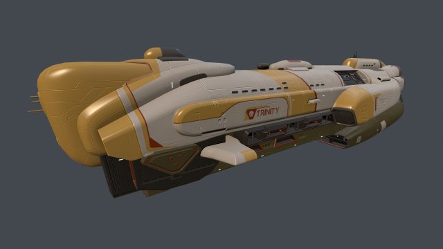 trinity ship 3D Model .c4d .max .obj .3ds .fbx .stl .blend 