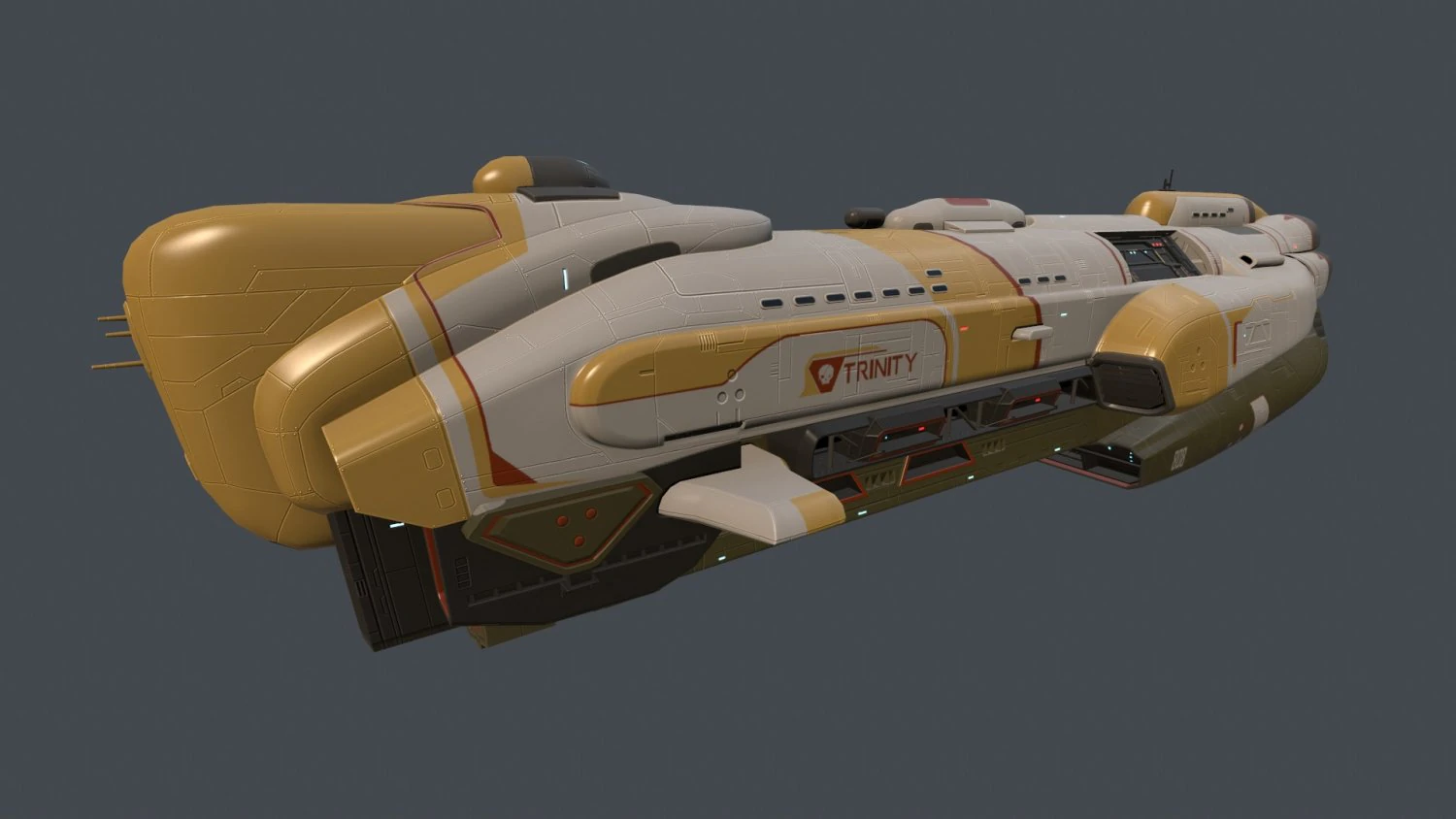 trinity ship 3D Model .c4d .max .obj .3ds .fbx .stl .blend 